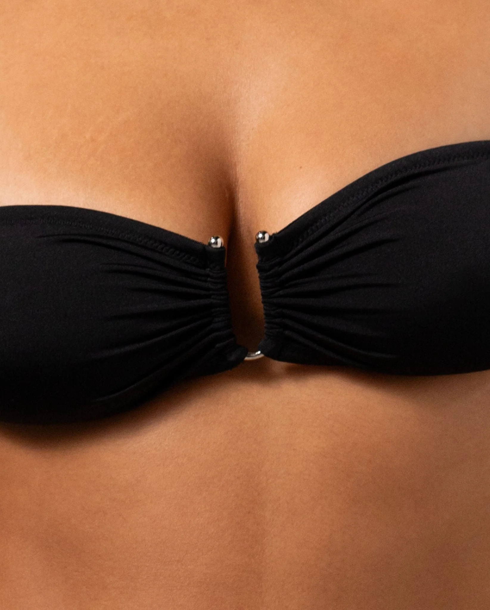 Bandeau Bikini Top Black - Image 6