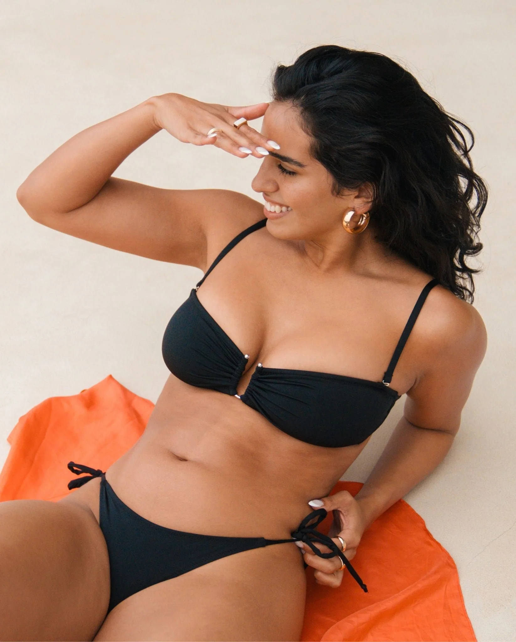 Bandeau Bikini Top Black - Image 7