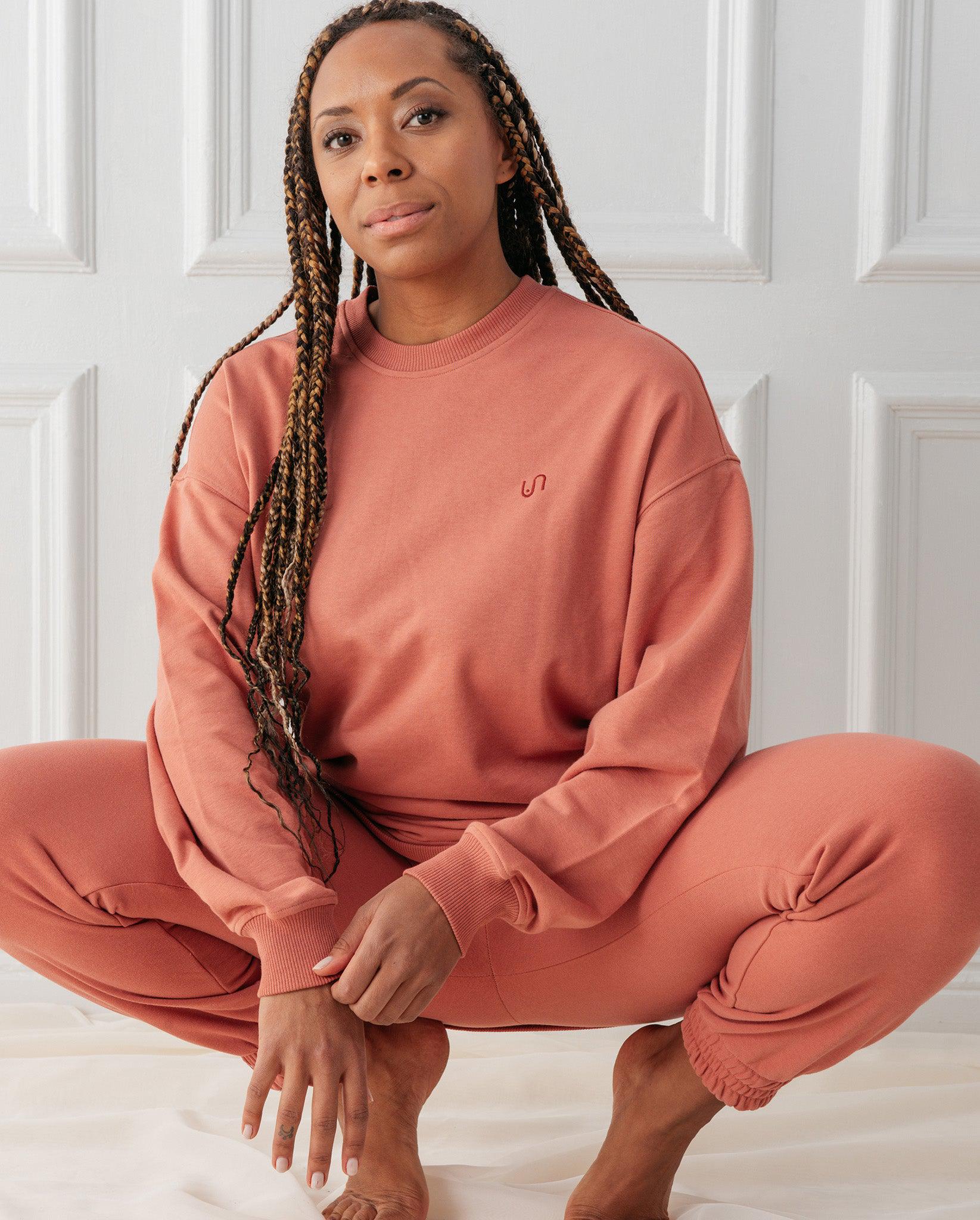 Crew Neck Sweat Faded Red - Image 6