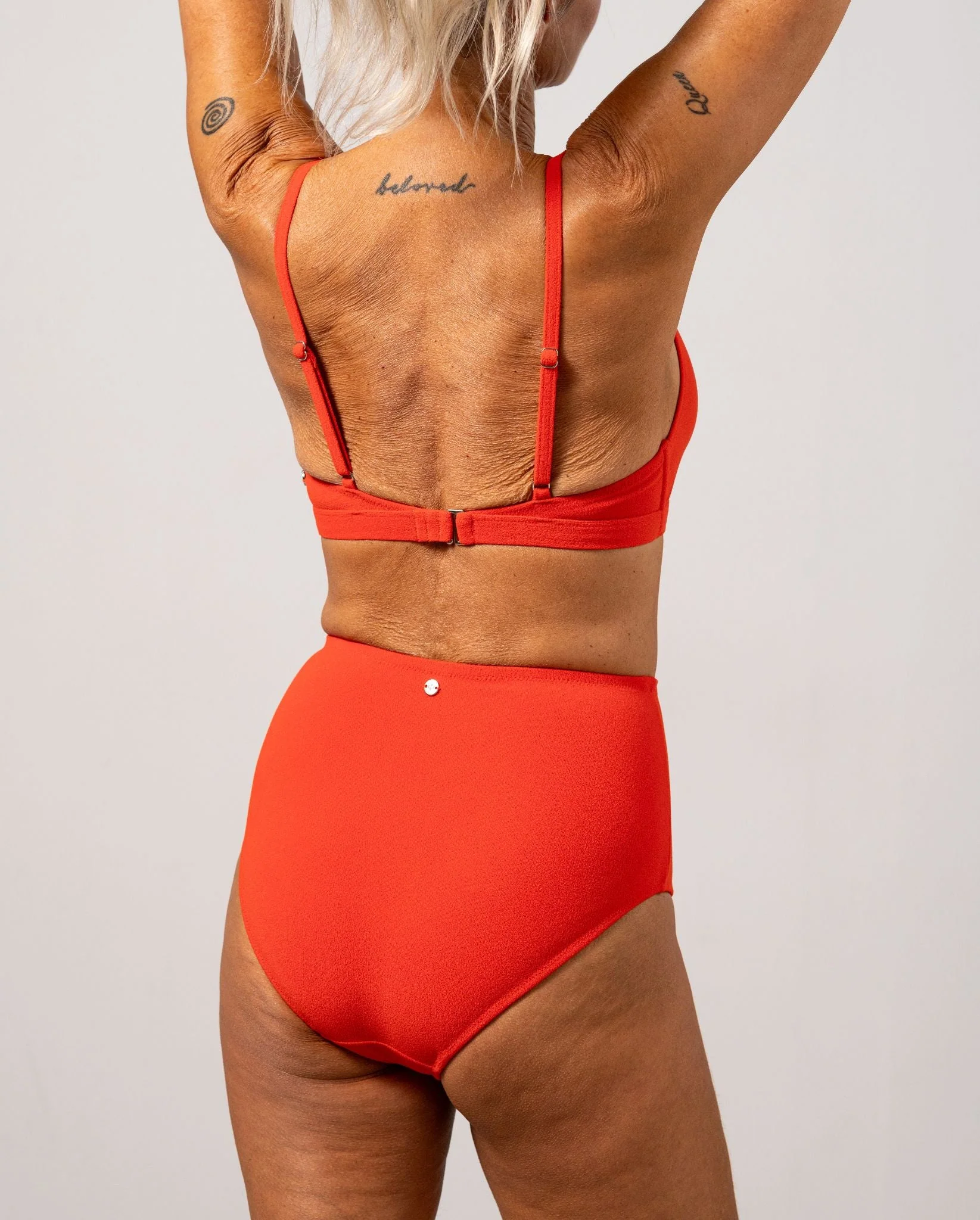 Highwaist Bikini Briefs Papaya - Image 5