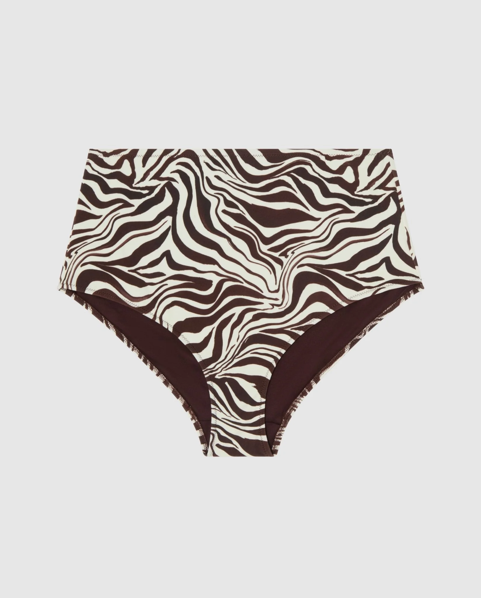 Highwaist Bikini Briefs Zebra - Image 2