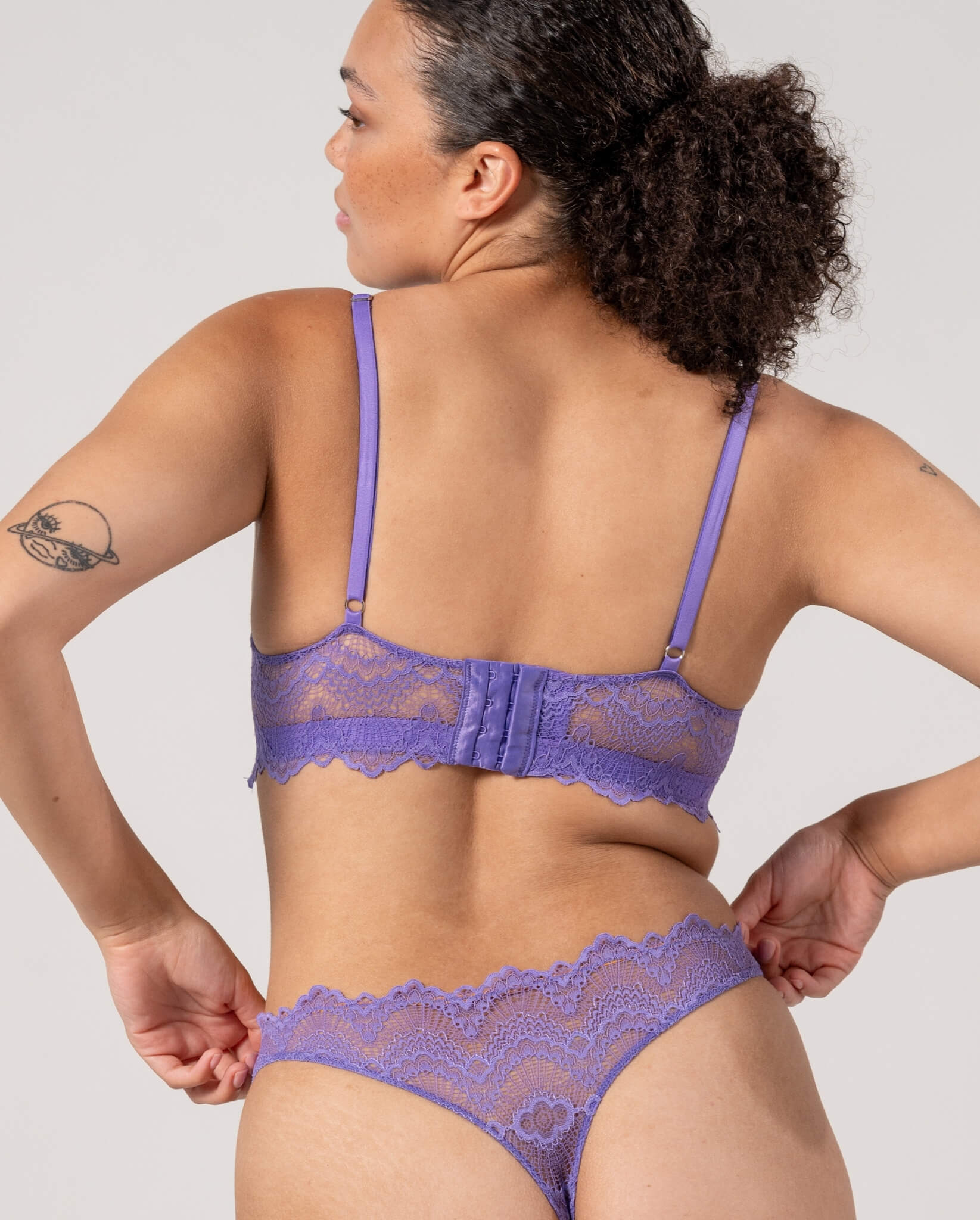 Lace Balconette Electric Lilac - Image 7