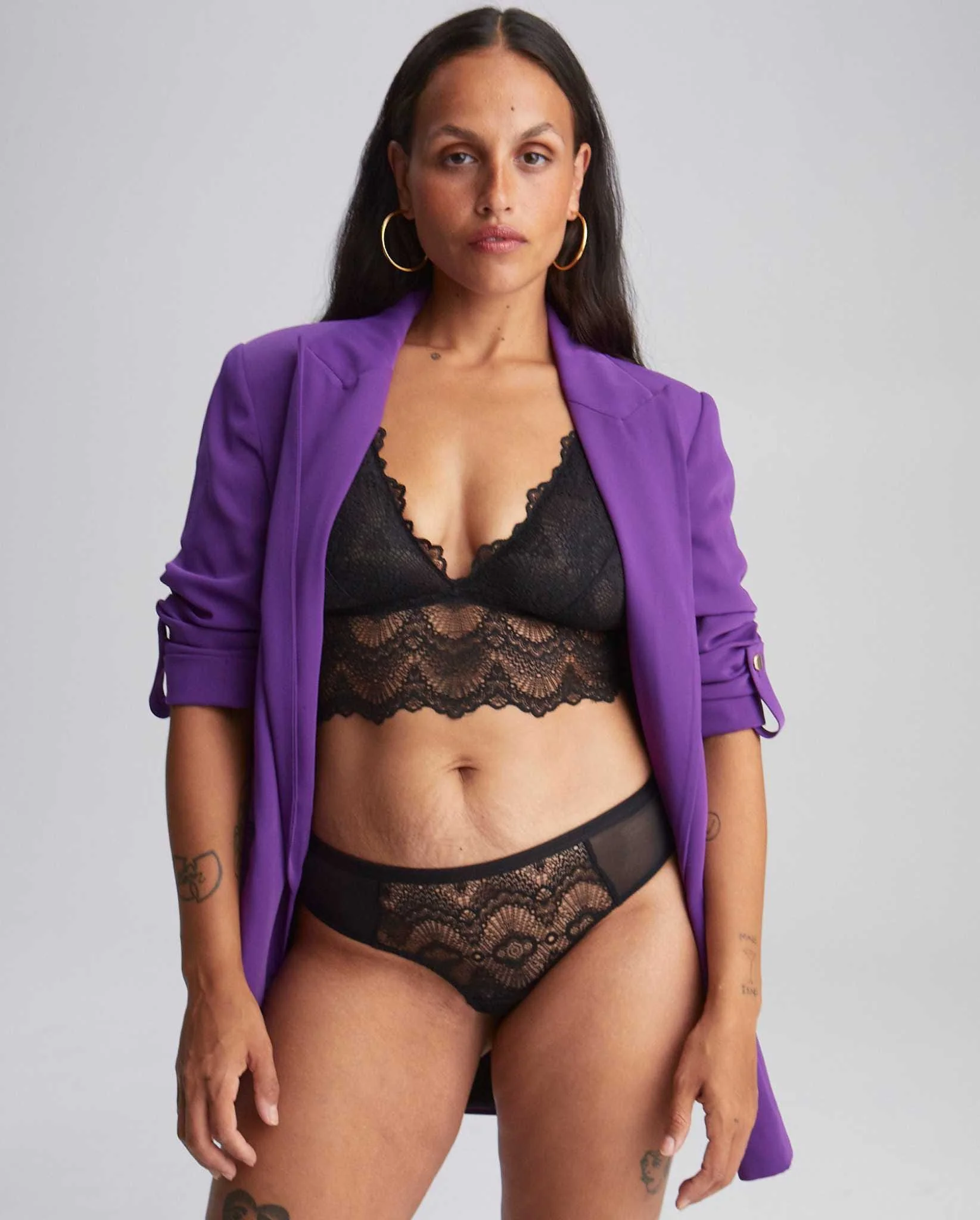 Lace Cheeky Black - Image 9