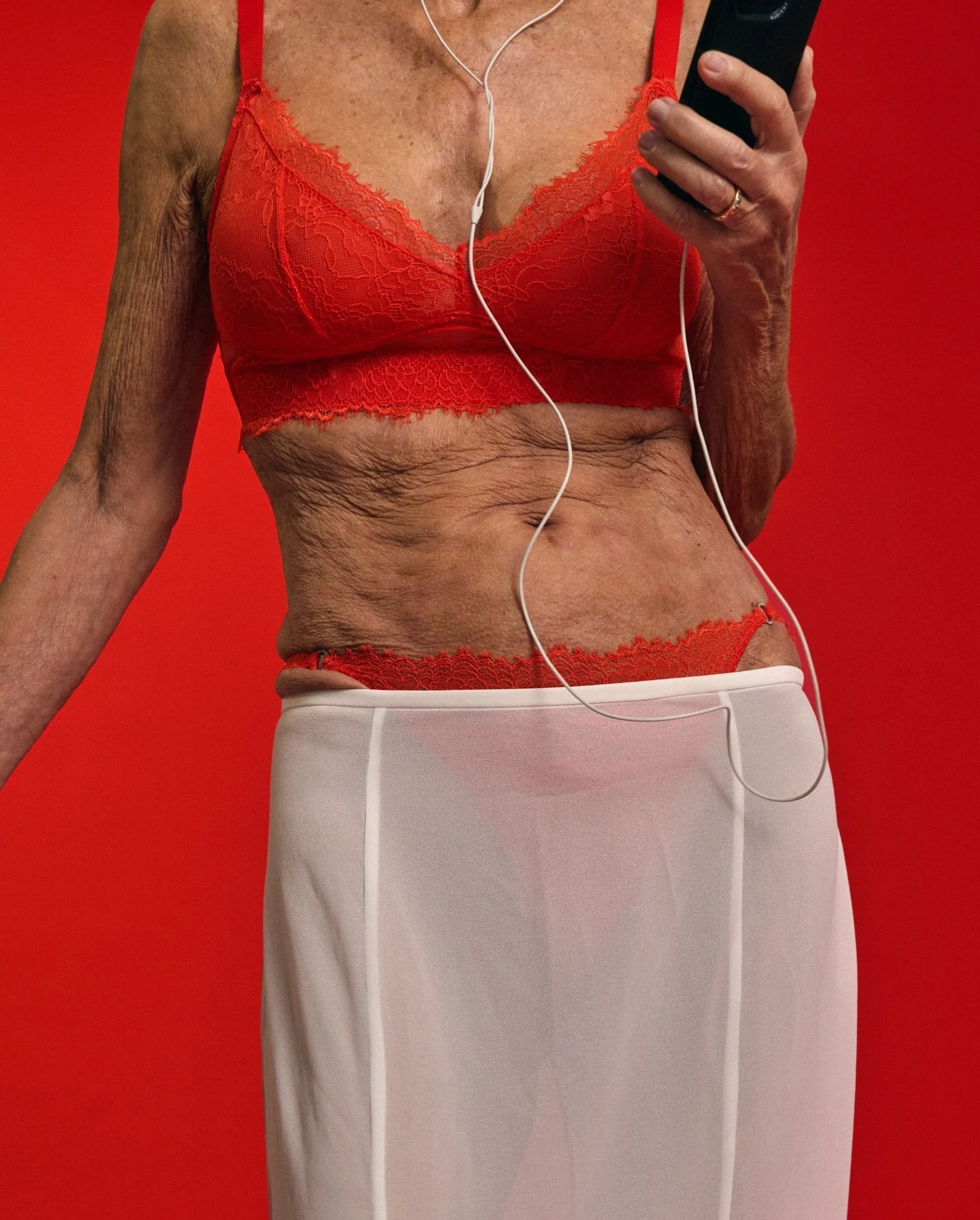 Lace Support+ Bra Fiery Red - Image 14