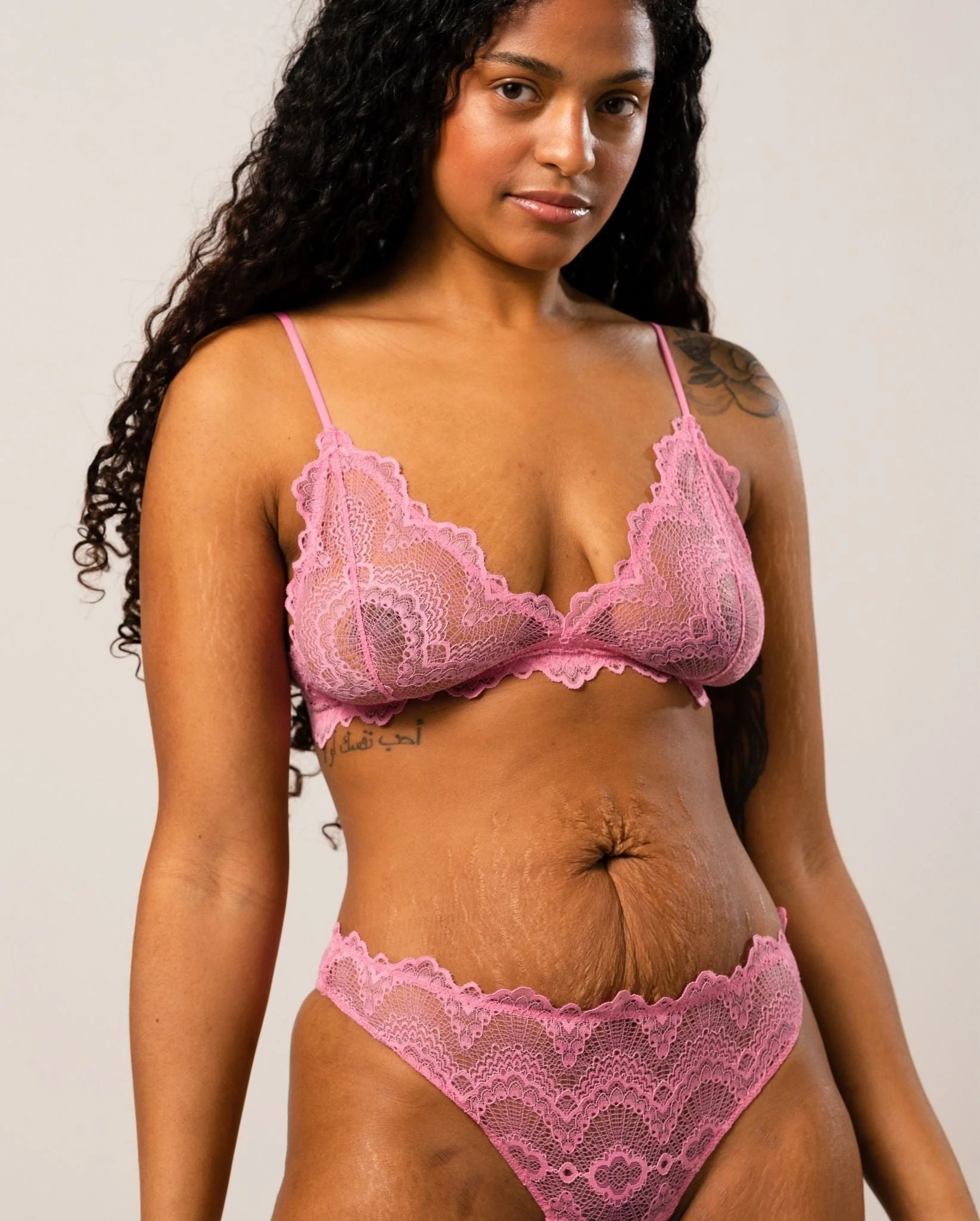 Lace Thong Candy Pink - Image 4