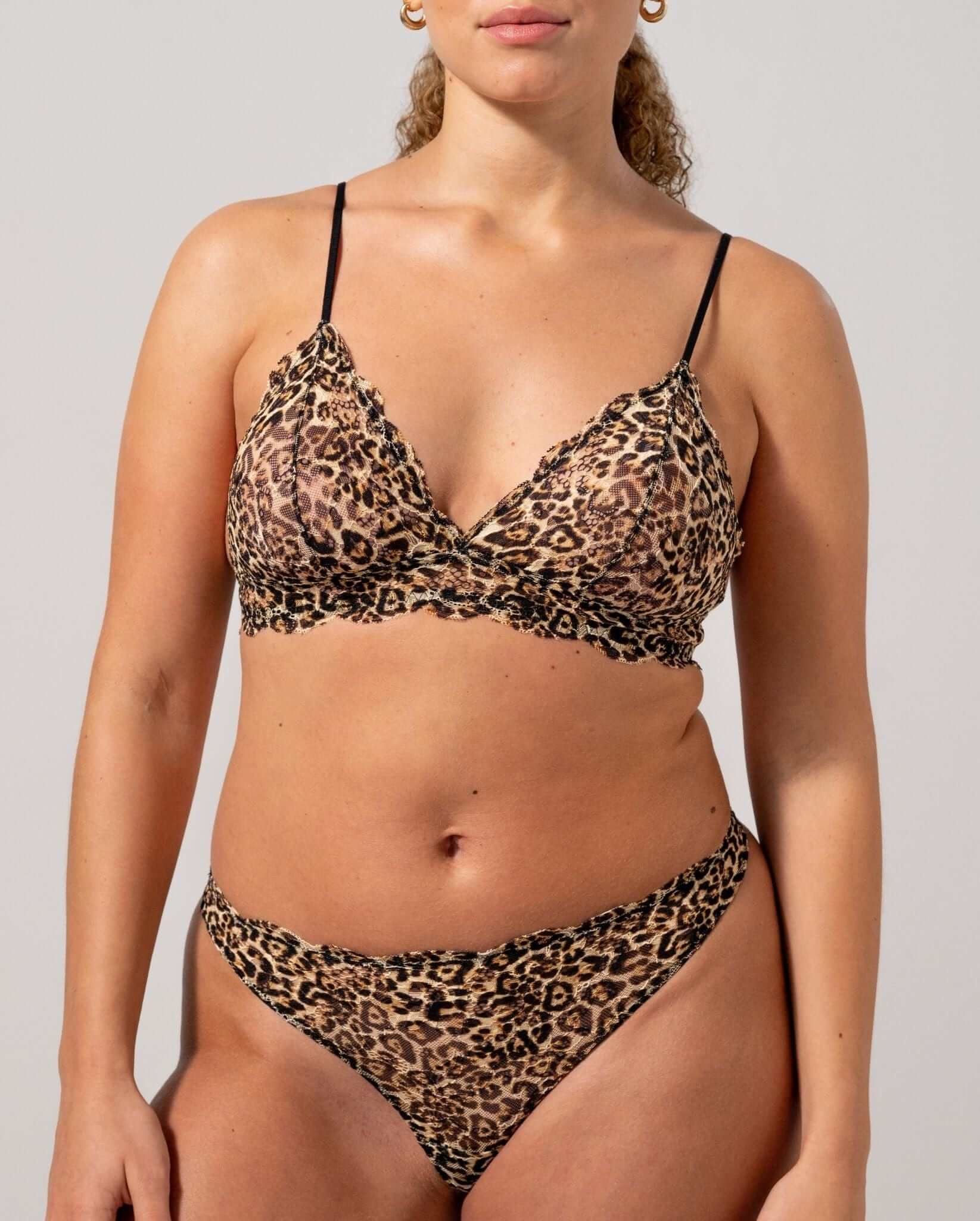 Lace Thong Leopard - Image 3