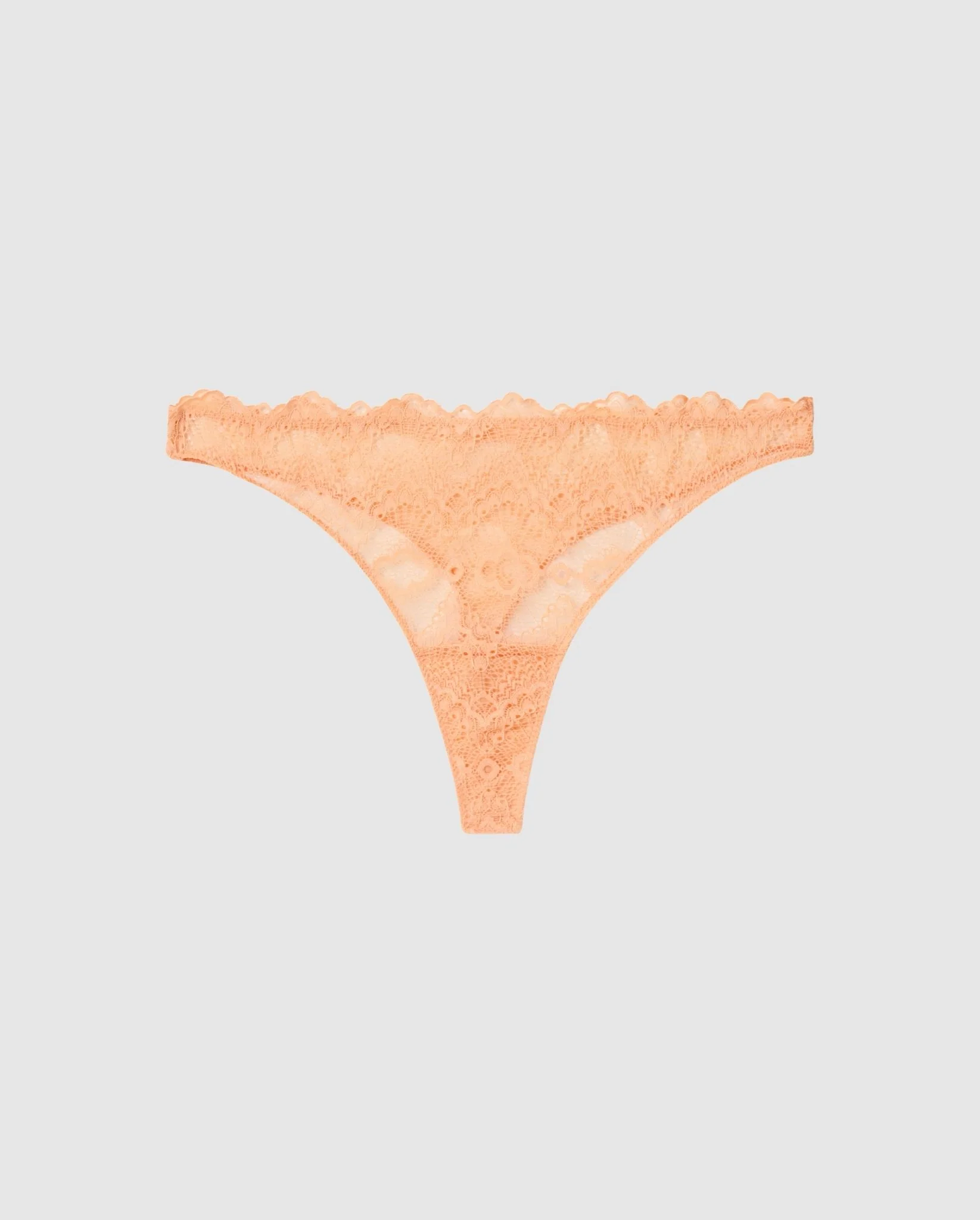 Lace Thong Peach - Image 2