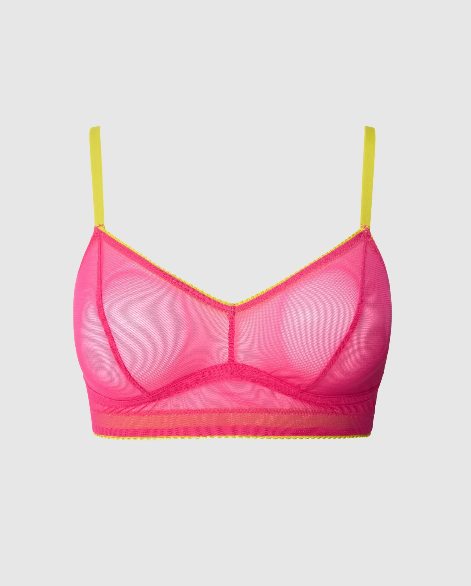 Mesh Balconette Fuchsia - Image 2