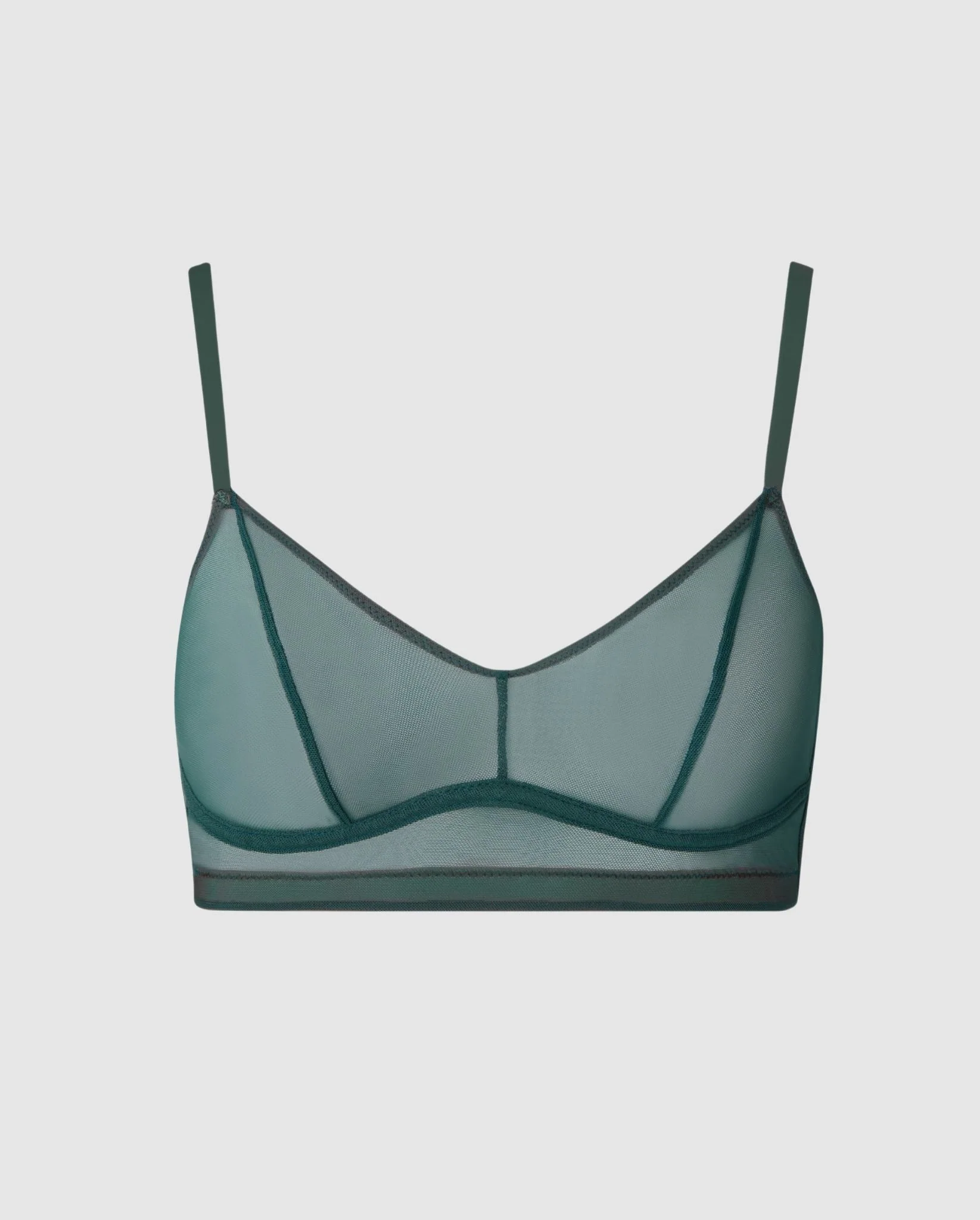 Mesh Balconette Pine Green - Image 2