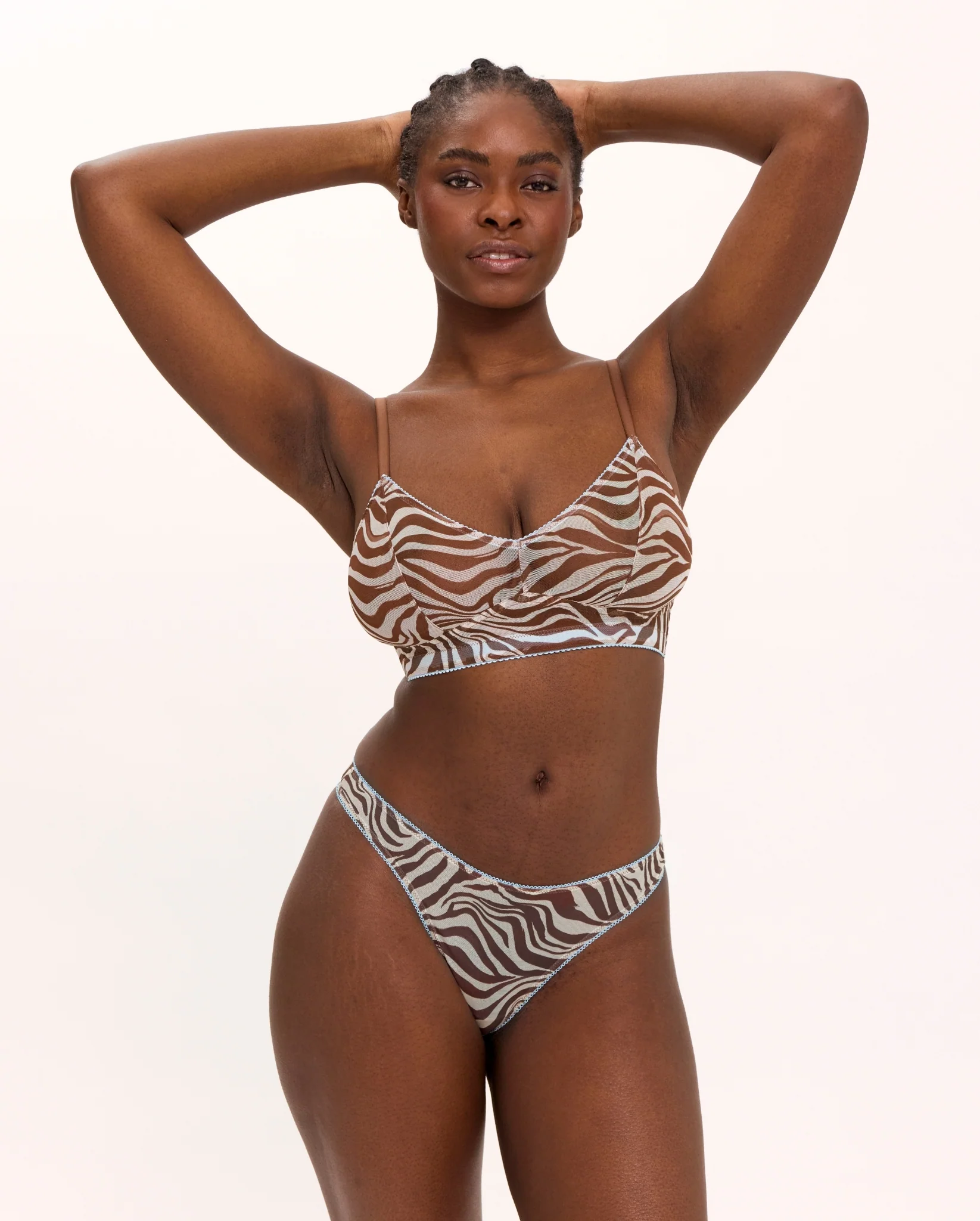 Mesh Balconette Zebra - Image 4