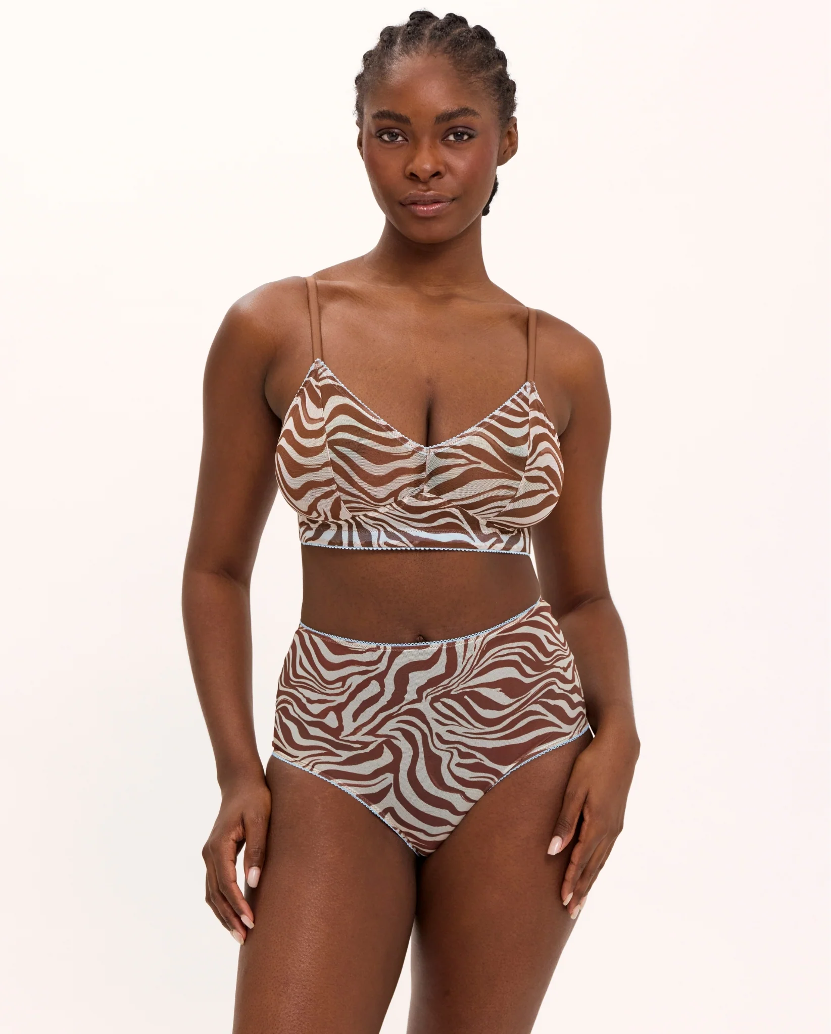 Mesh Balconette Zebra - Image 8