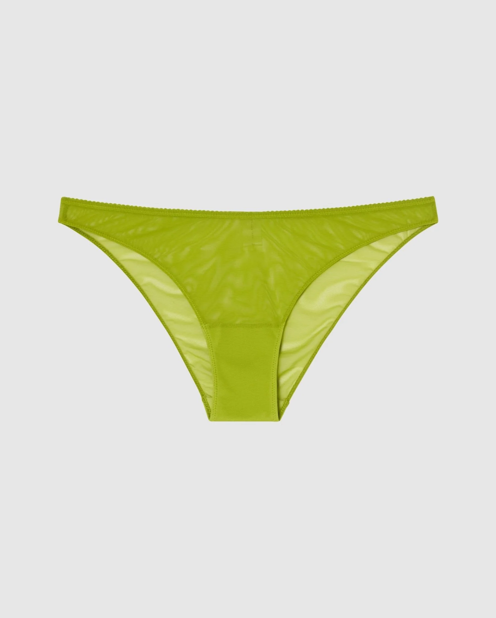 Mesh Bikini Briefs Matcha - Image 2