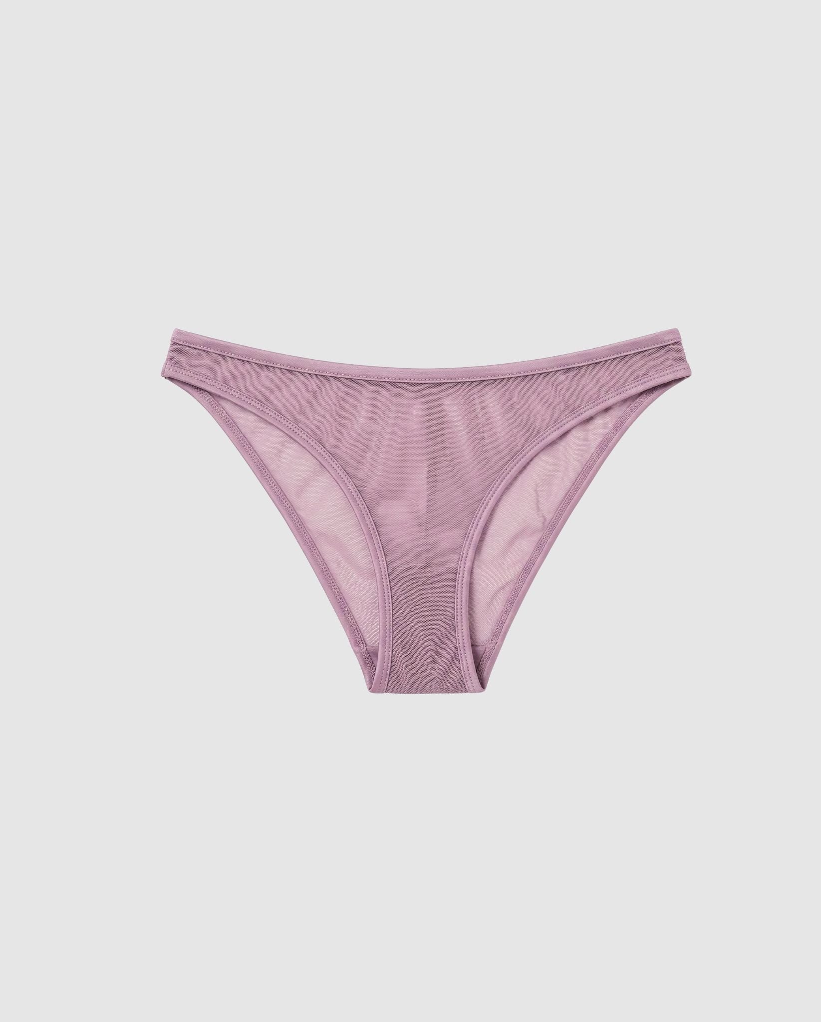 Mesh Bikini Briefs Mauve - Image 2
