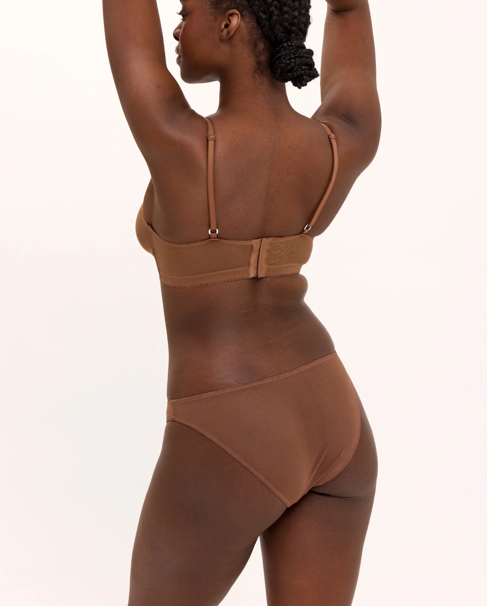 Mesh Bikini Briefs Mocha - Image 6
