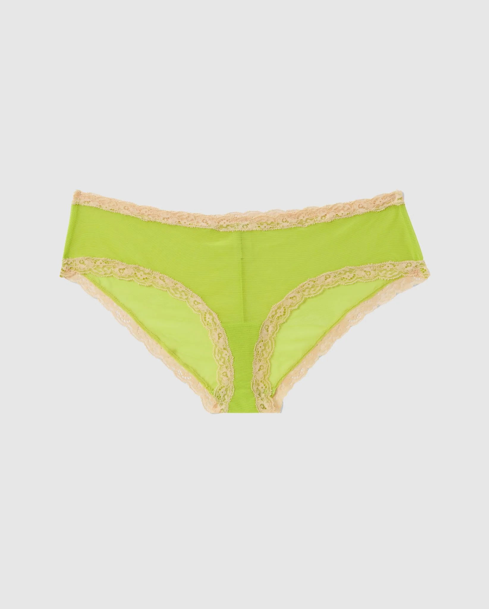 Mesh Lace Trim Hipster Zesty Lime - Image 2