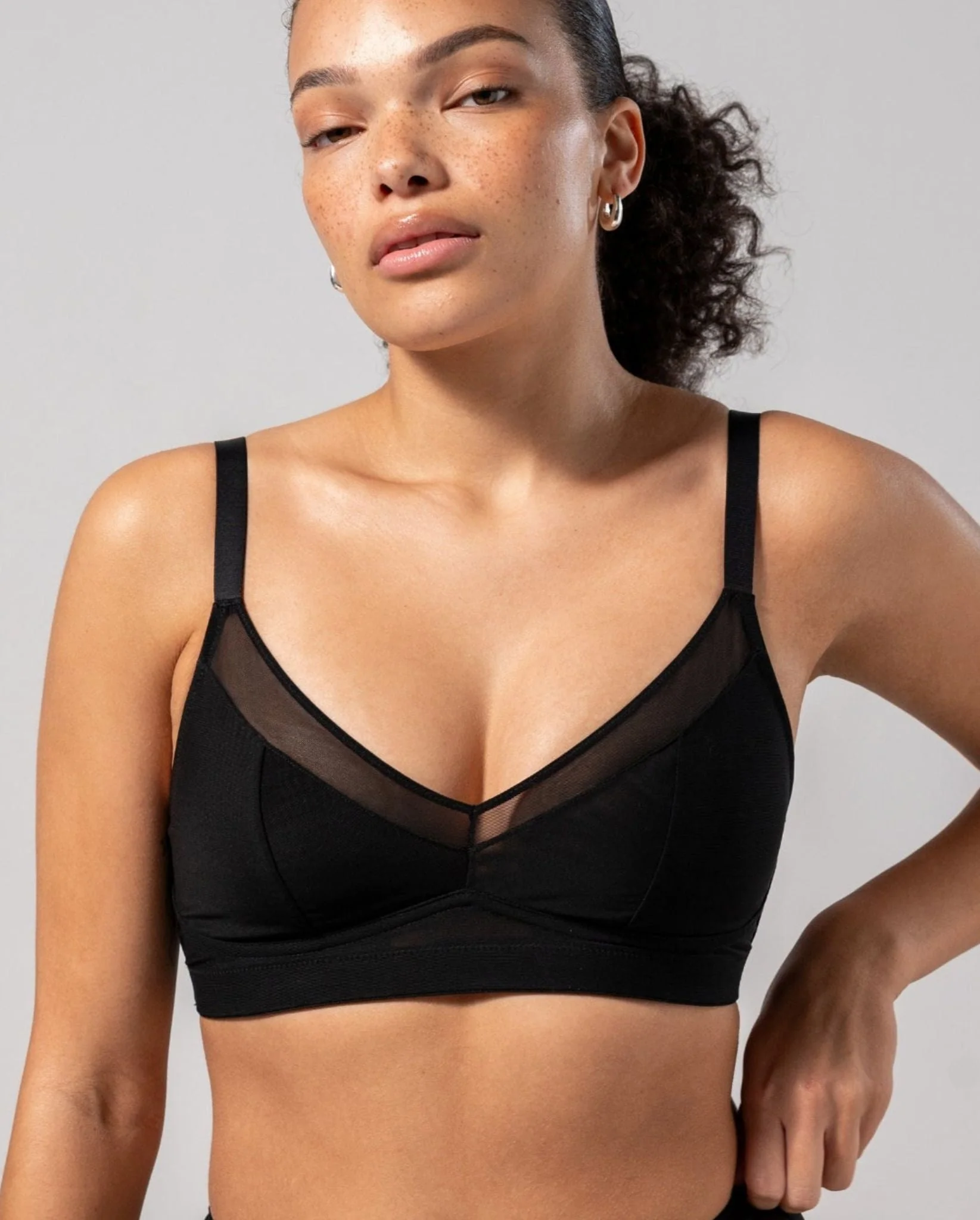 Mesh Support+ Bralette Black - Image 7