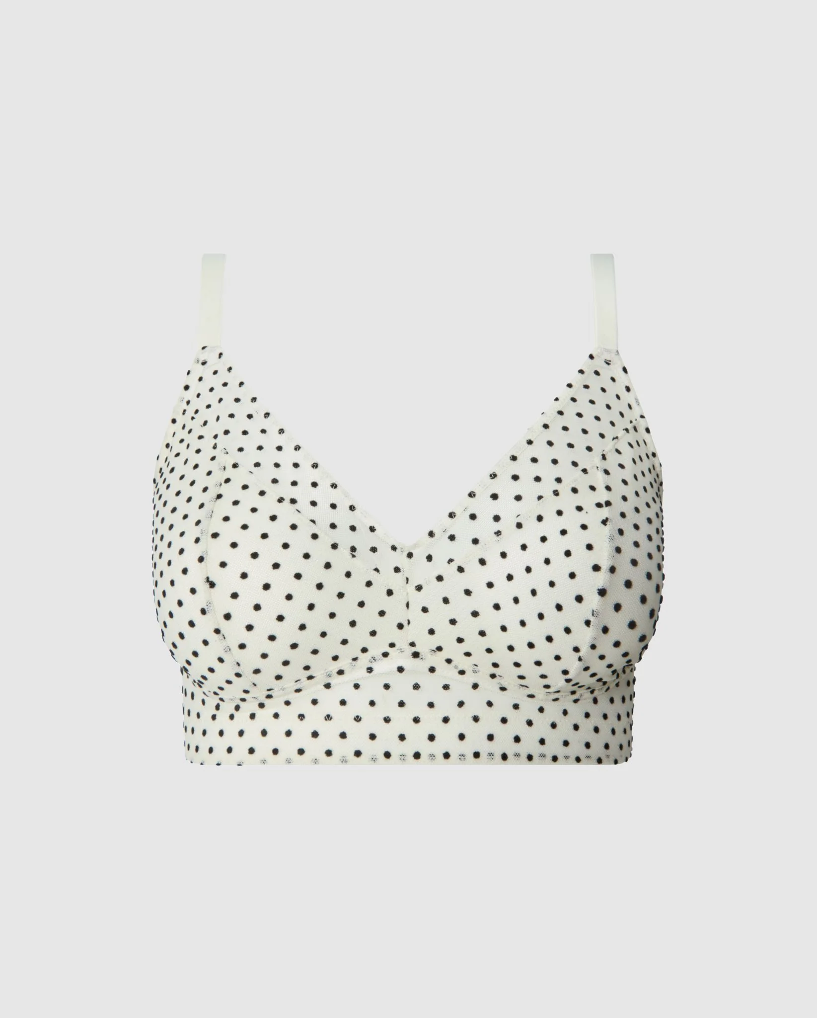 Mesh Support+ Bra Cream/Black - Image 2
