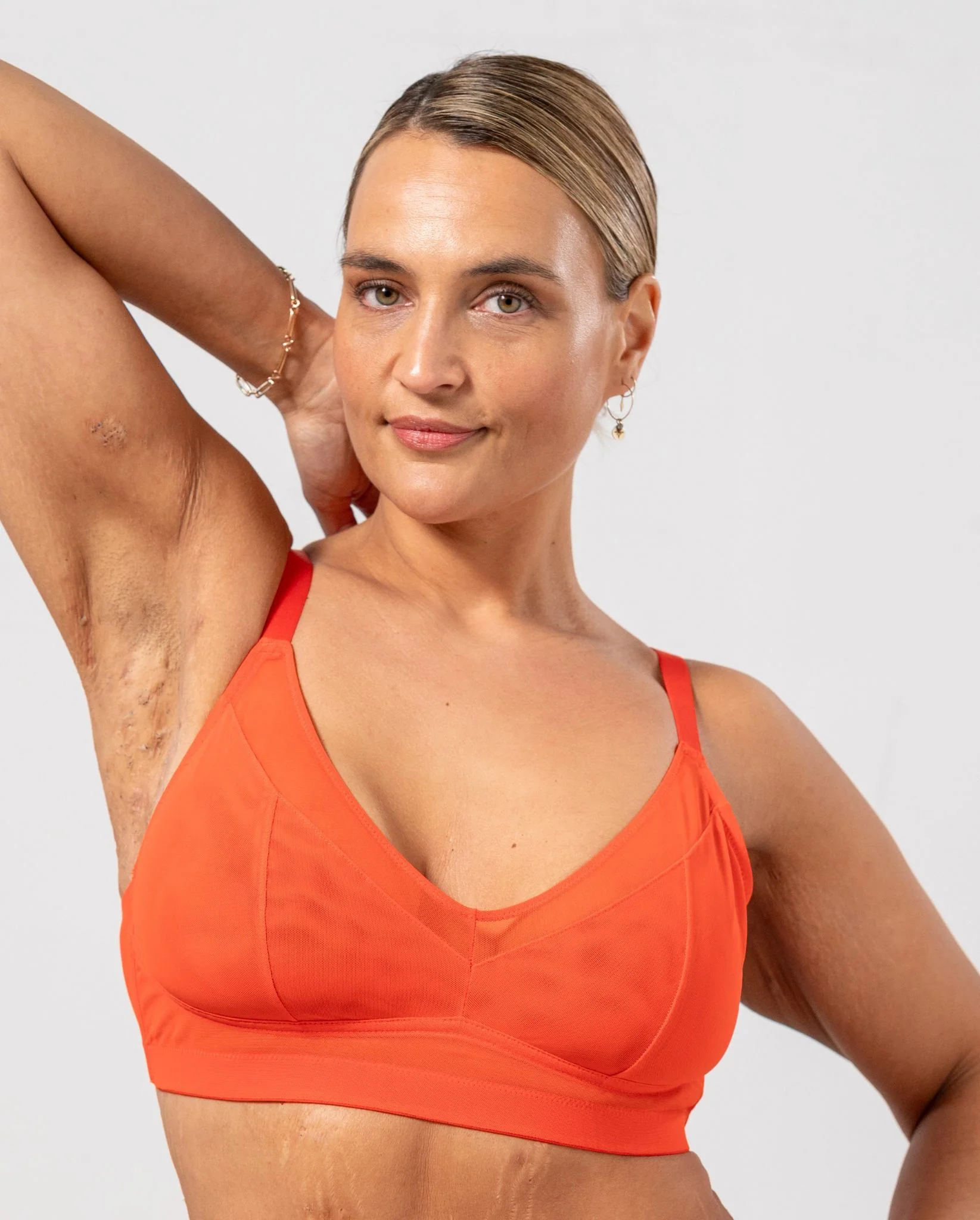 Mesh Support+ Bra Fiery Red - Image 7