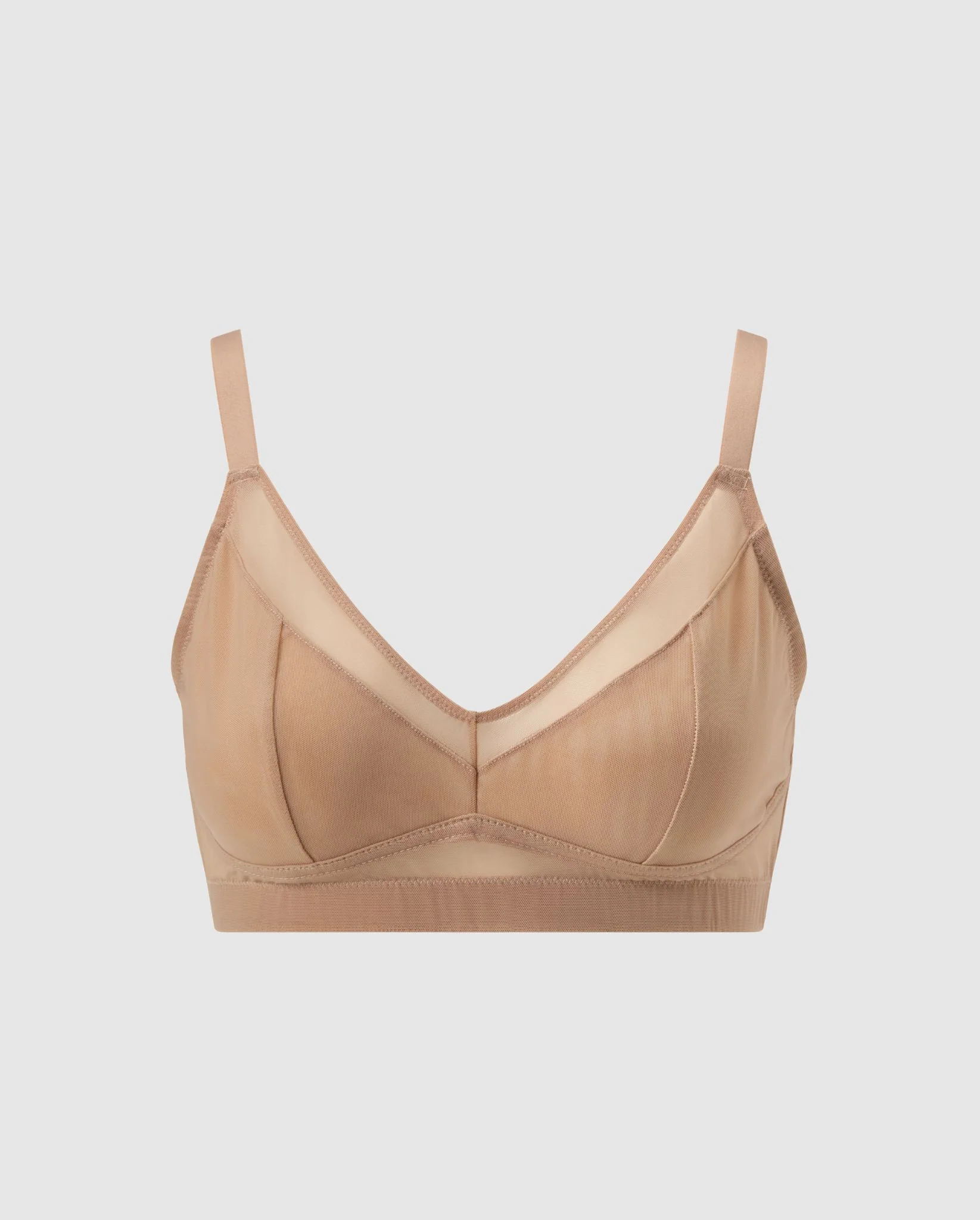 Mesh Support+ Bra Warm Nude - Image 2