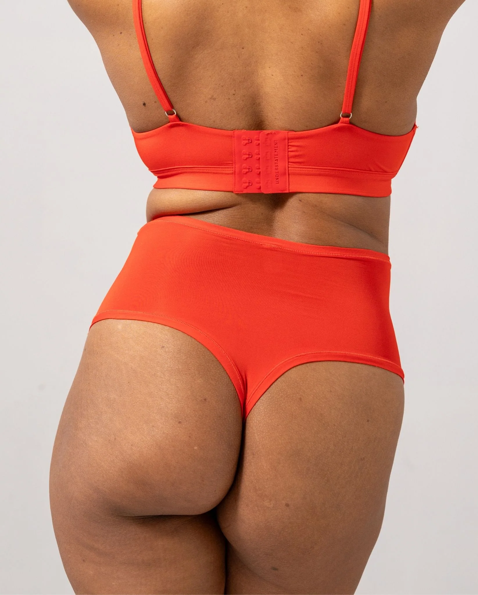 Micro Highwaist Thong Fiery Red - Image 3