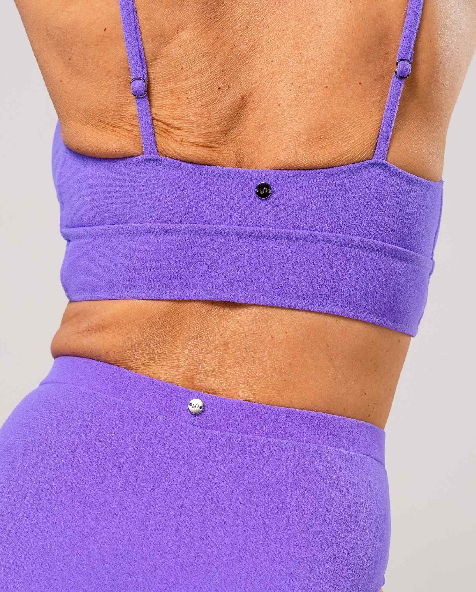 Plunge Bikini Top Electric Lilac - Image 5