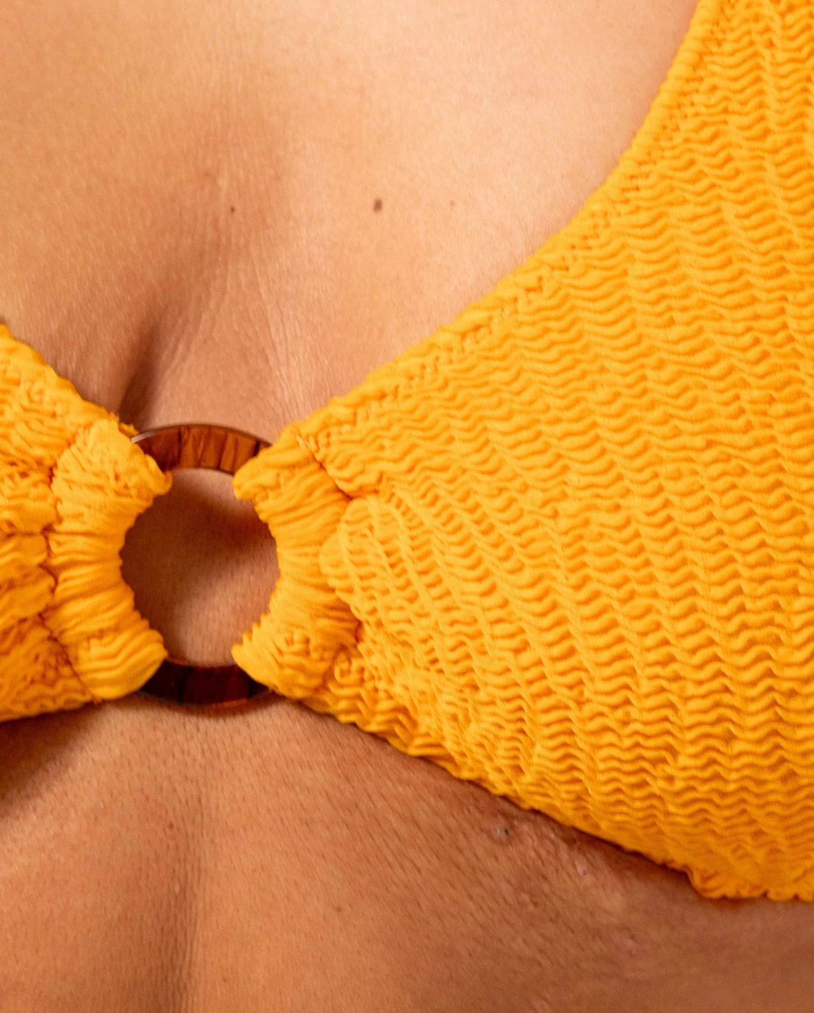 Ring Scoop Bikini Top Apricot - Image 12