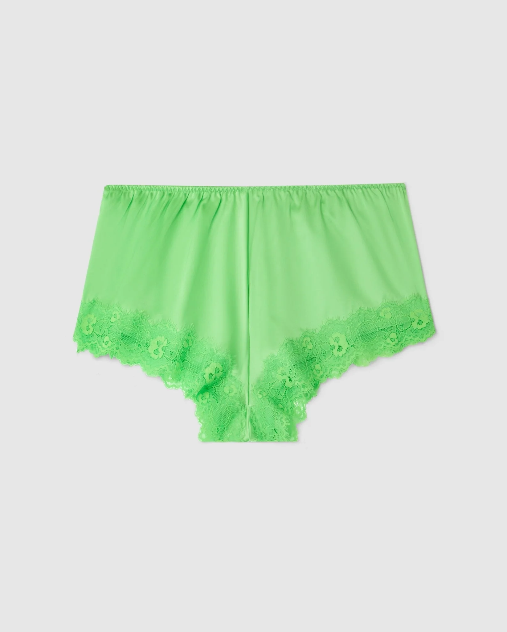 Silk Lace Shorts Mint Green - Image 2