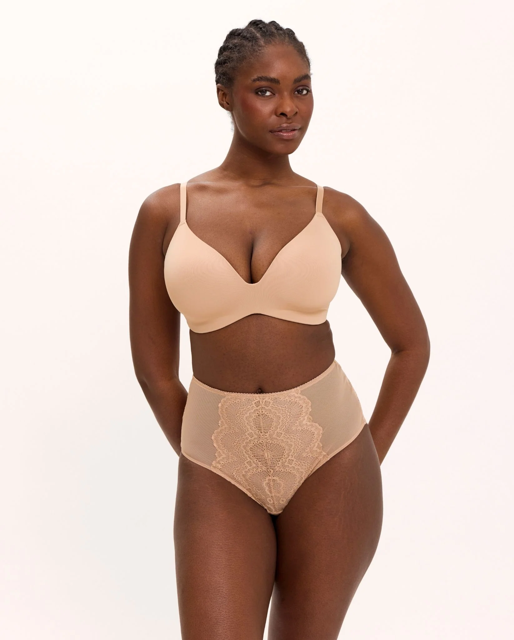 T-shirt+ Bra Warm Nude - Image 6