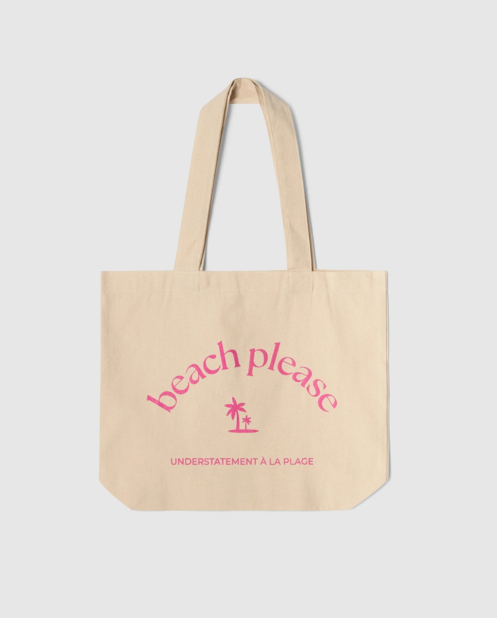 Tote Bag Ecru/Candy Pink - Image 2
